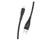 USAMS Kabel pleciony U41 lightning 3m 2A czarny - 1569124 - zdjęcie 1